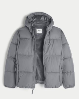 Утепленная куртка на шерпе HOLLISTER