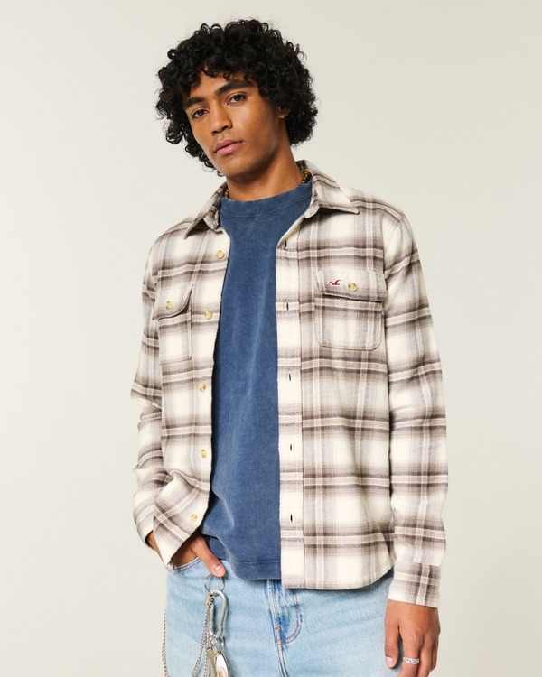 Рубашка фланелевая Hollister