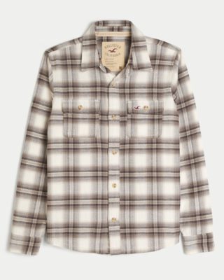 Рубашка фланелевая Hollister