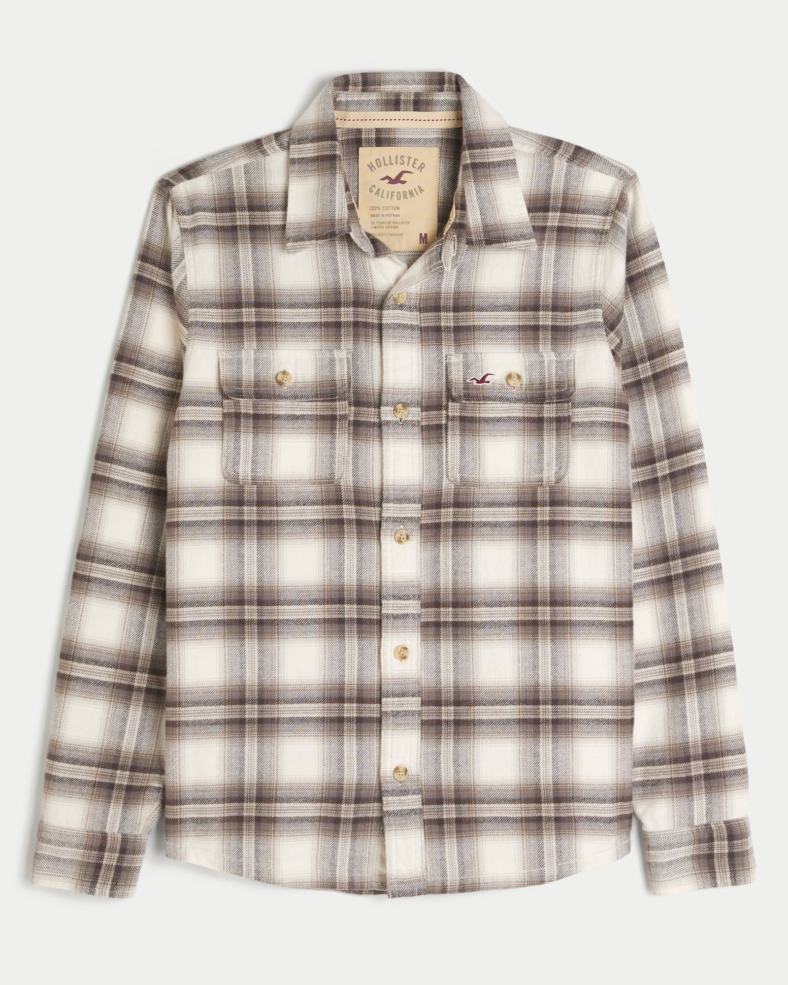 Рубашка фланелевая Hollister